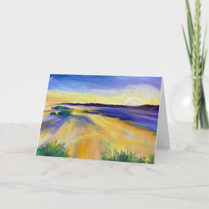 Tarjeta de nota en blanco "Blast of Sunrays"