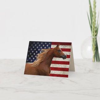 Tarjeta de nota en blanco BOGO de bandera estadoun