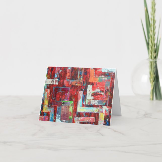 Tarjeta de nota en blanco de almacén (Anverso)