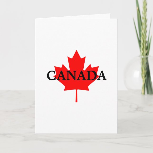 Tarjeta de nota en blanco de CANADÁ (Anverso)