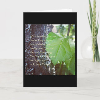 Tarjeta de nota en blanco de estímulo