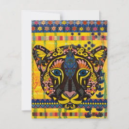 Tarjeta de nota en blanco de fondo amarillo brilla