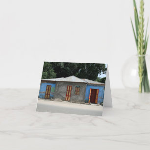 Tarjeta de nota en blanco de Haití