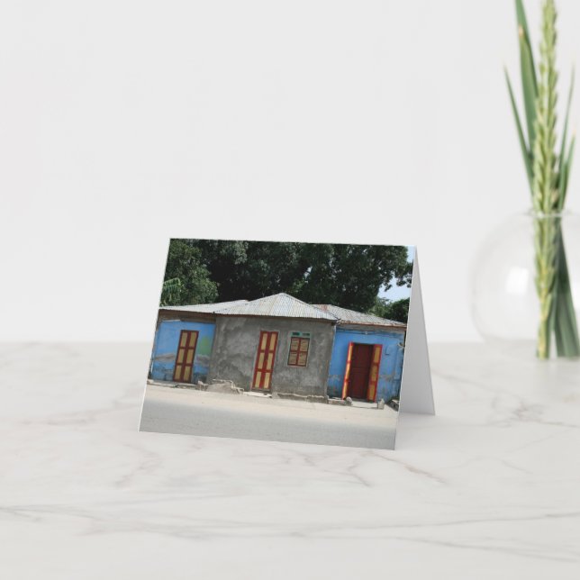 Tarjeta de nota en blanco de Haití (Anverso)