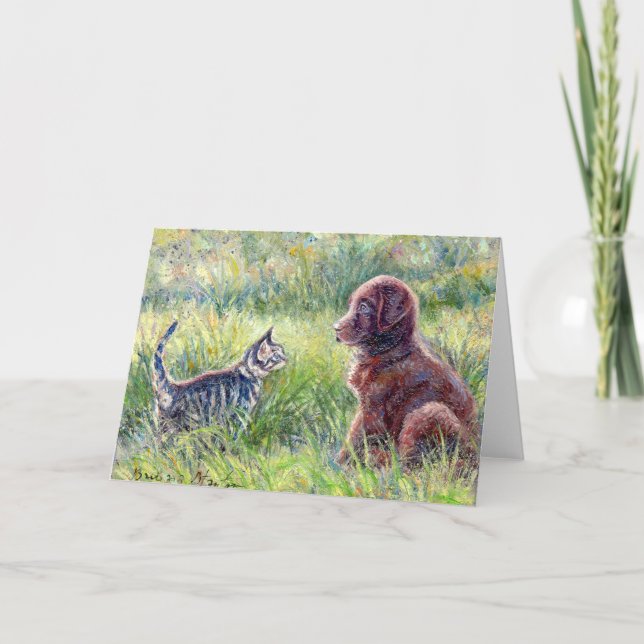 tarjeta de nota en blanco de las "1ras (Anverso)