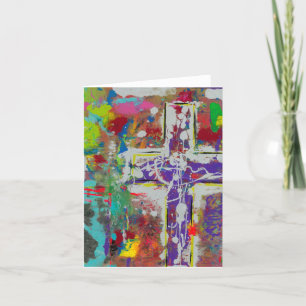 Tarjeta de nota en blanco de resurrección