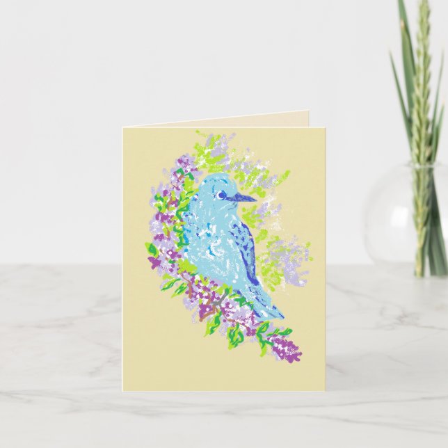 Tarjeta de nota en blanco dentro (Anverso)