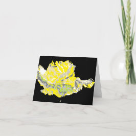 Tarjeta de nota en blanco dentro de /Rosa