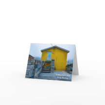 Tarjeta de nota en blanco - ensenada del noroeste