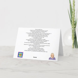 Tarjeta de nota en blanco Mug Bubbles de amor