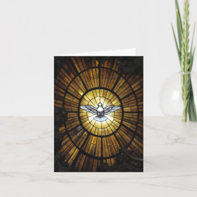 Tarjeta de nota en blanco--Paloma (Anverso)