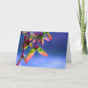 Tarjeta de nota en blanco para helicópteros de arc