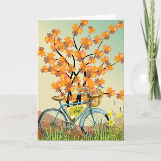 Tarjeta de nota en blanco para la bicicleta P19 (Anverso)