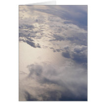 Tarjeta de nota en blanco para nubes (Diseño 1)