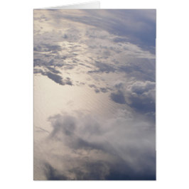 Tarjeta de nota en blanco para nubes (Diseño 1)