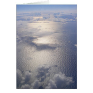 Tarjeta de nota en blanco para nubes (Diseño 3)