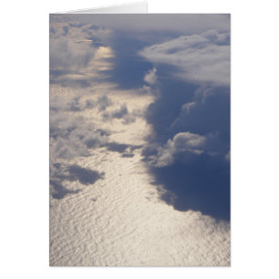 Tarjeta de nota en blanco para nubes (Diseño 4)