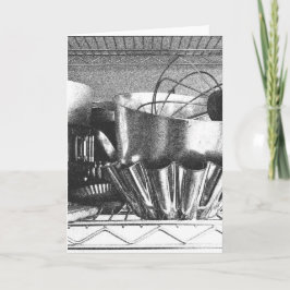 Tarjeta de nota en blanco para rack de Baker