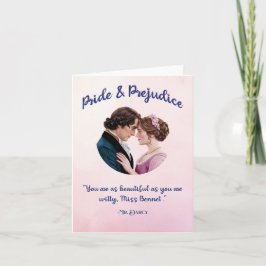 Tarjeta de nota en blanco Pride & Prejudice