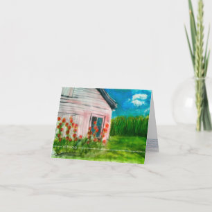 tarjeta de nota en blanco with*love_folded