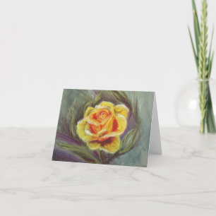 Tarjeta de nota en colores pastel del rosa