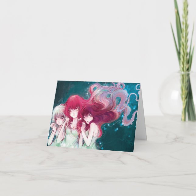 Tarjeta de nota enojada del universo (Anverso)