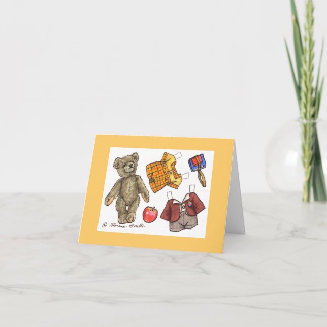 tarjeta de nota escolar (Anverso)