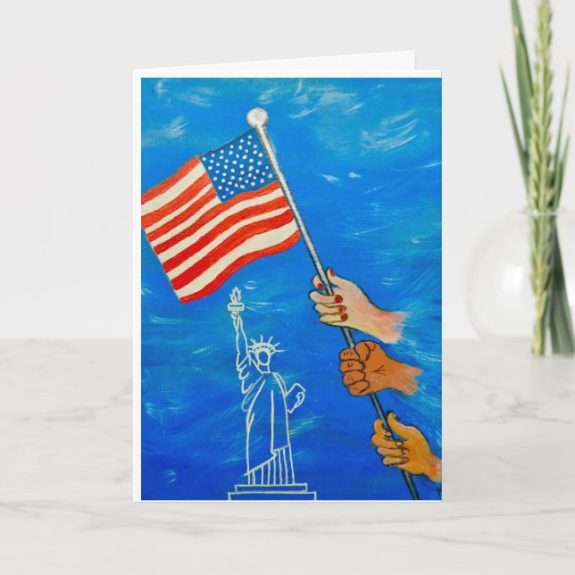 TARJETA DE NOTA ESTADOUNIDENSE (Anverso)