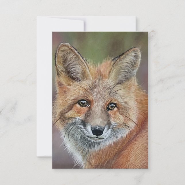 Tarjeta de nota estilo postal Fox (Anverso)