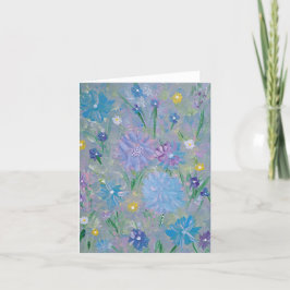 Tarjeta de nota floral Sweet Pea