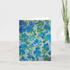 Tarjeta de nota floral Wisteria Dream Floral