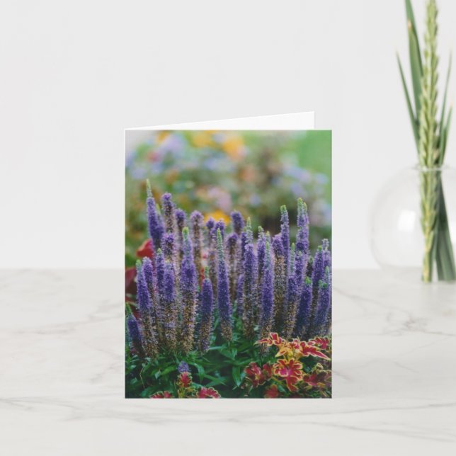 Tarjeta de nota Flores de primavera (Anverso)