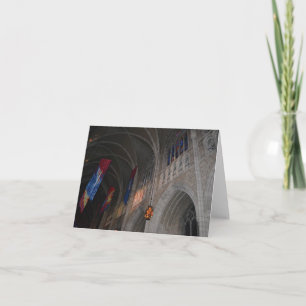 Tarjeta de nota gótica del renacimiento