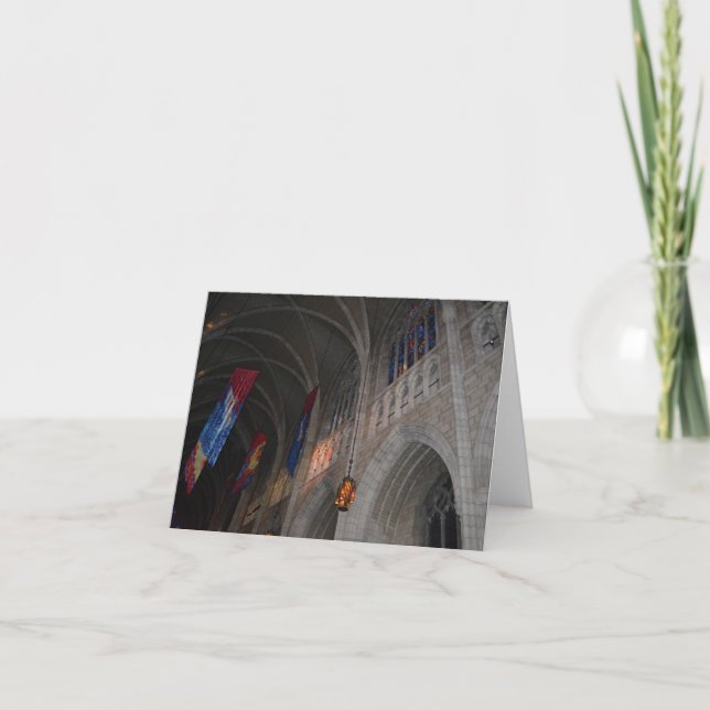 Tarjeta de nota gótica del renacimiento (Anverso)