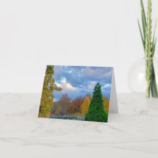Tarjeta de nota grande de Garden View Dream