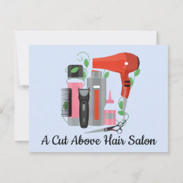 Tarjeta de nota Hair Stylist y Calendario 2025 en 