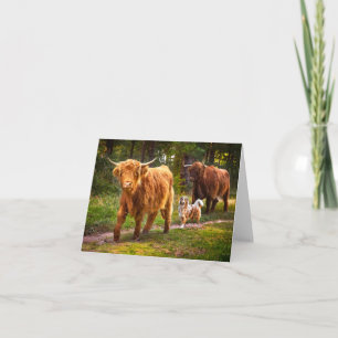 Tarjeta de nota "Heading Out"