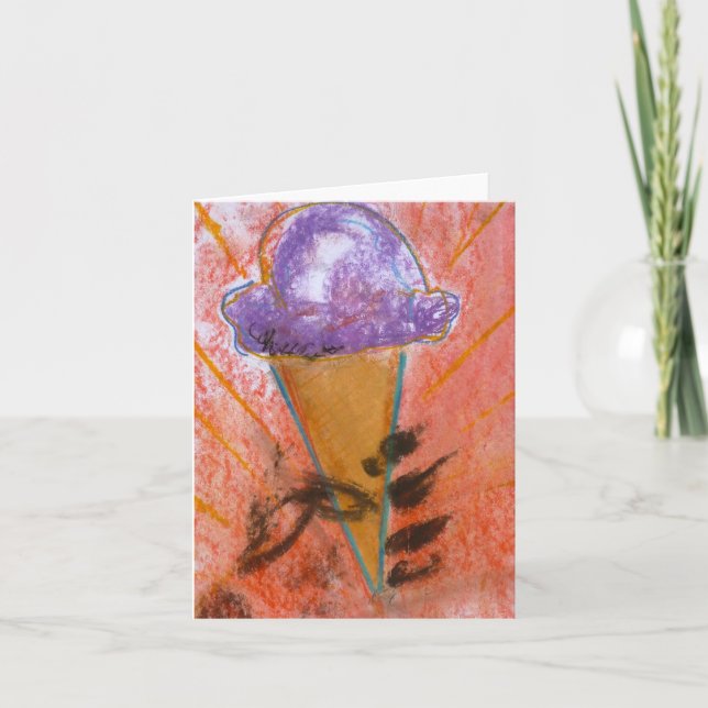 Tarjeta de nota "Ice Cream Propoganda" de Brad Hin (Anverso)