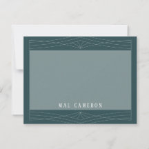 Tarjeta de nota inspirada en la reina