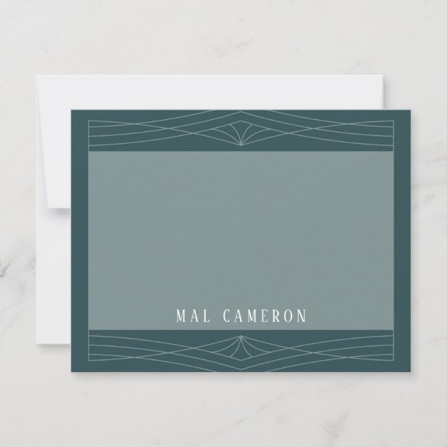 Tarjeta de nota inspirada en la reina (Anverso)