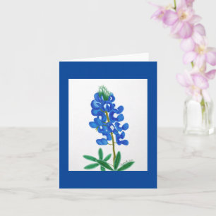 Tarjeta de nota Inspiradora para Bluebonnet de Tex