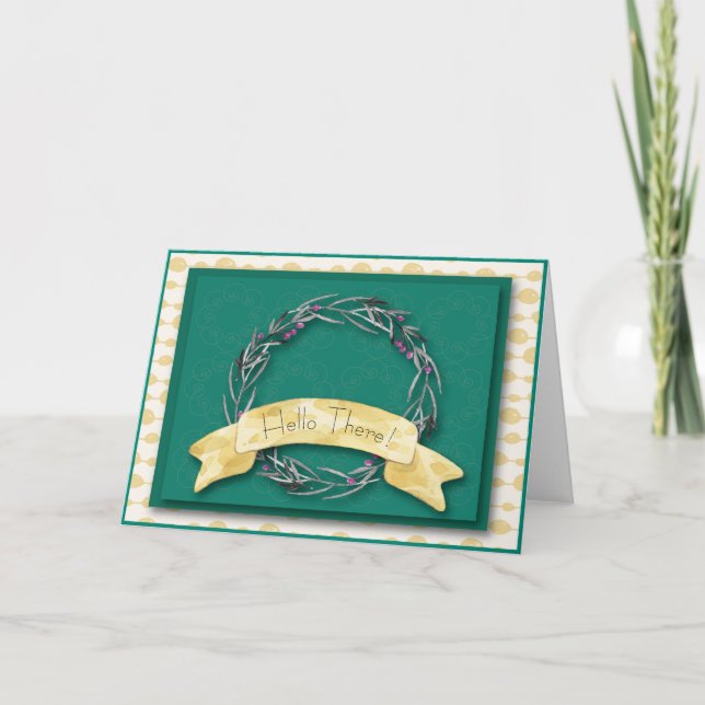 Tarjeta de nota interior en blanco (Anverso)