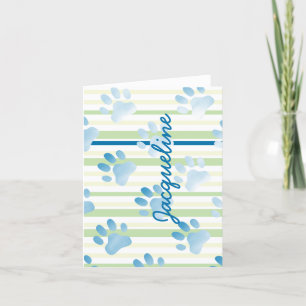 Tarjeta de nota interna de impresión personalizada