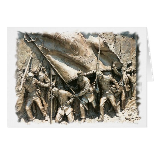 Tarjeta de nota irlandesa de la brigada