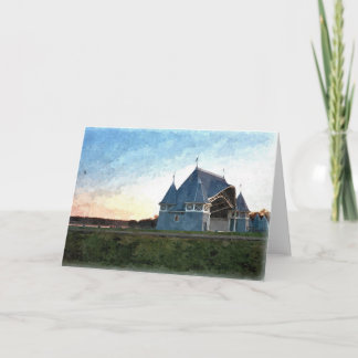TARJETA DE NOTA: Lake Harriet, "Bandshell at Dusk"