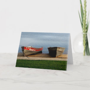 TARJETA DE NOTA: Lake Harriet, "Boats", Mpls., MN_