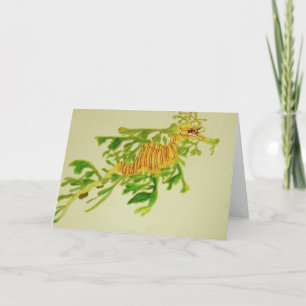 Tarjeta de nota Leafy Sea Dragon