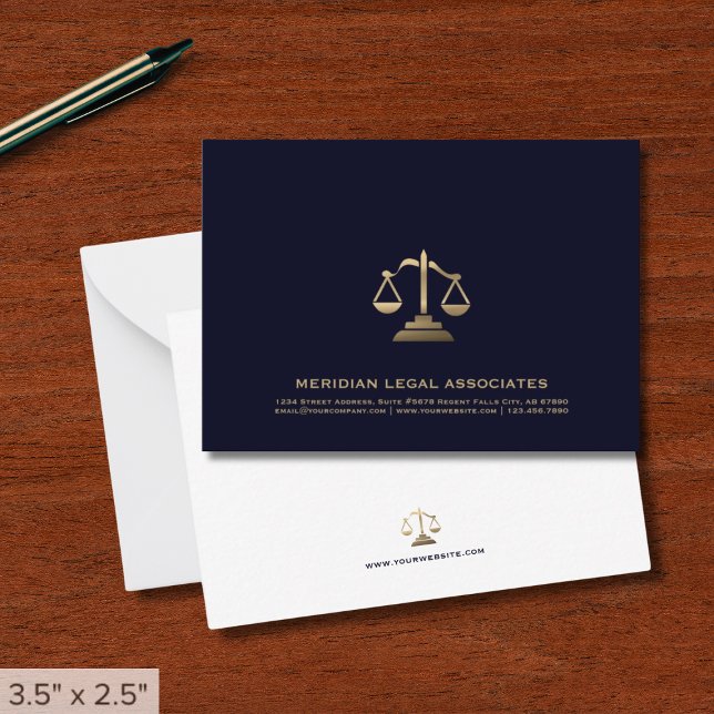 Tarjeta de nota legal de la marina de escala de or (Subido por el creador)