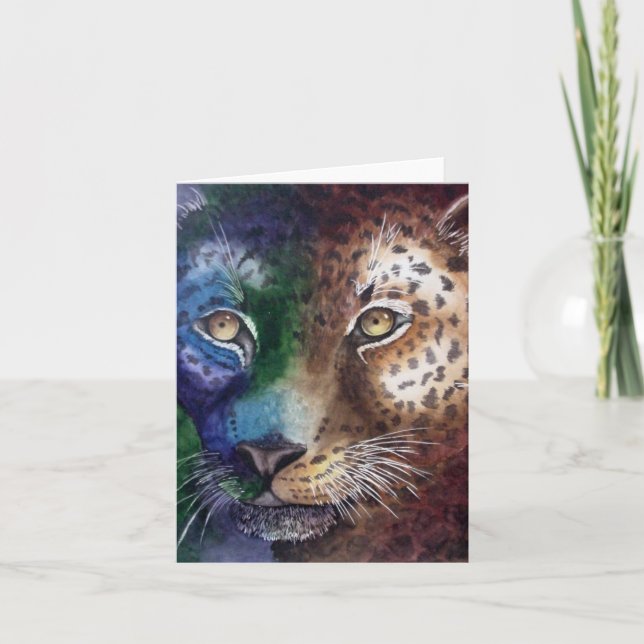 Tarjeta de nota Leopard (Anverso)
