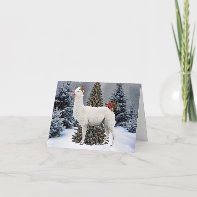 Tarjeta de nota "Los Navidades llaman" (Anverso)